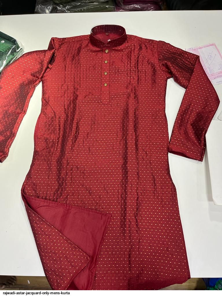 RAJWADI ASTAR JACQUARD Only MENS KURTA