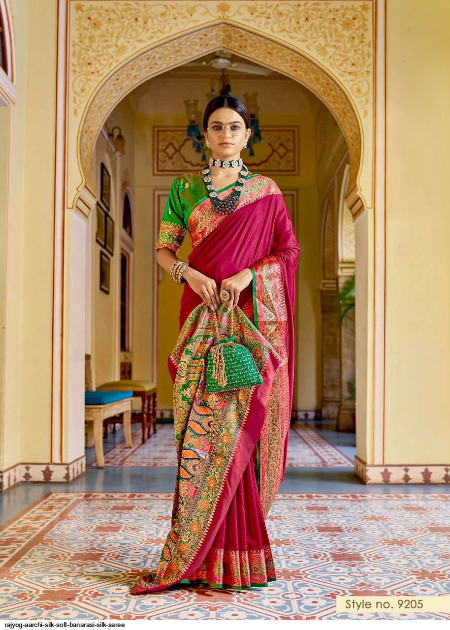 Brown Soft Silk Saree With Embroidered Border, Dupion Silk & Net Blous –  paanericlothing