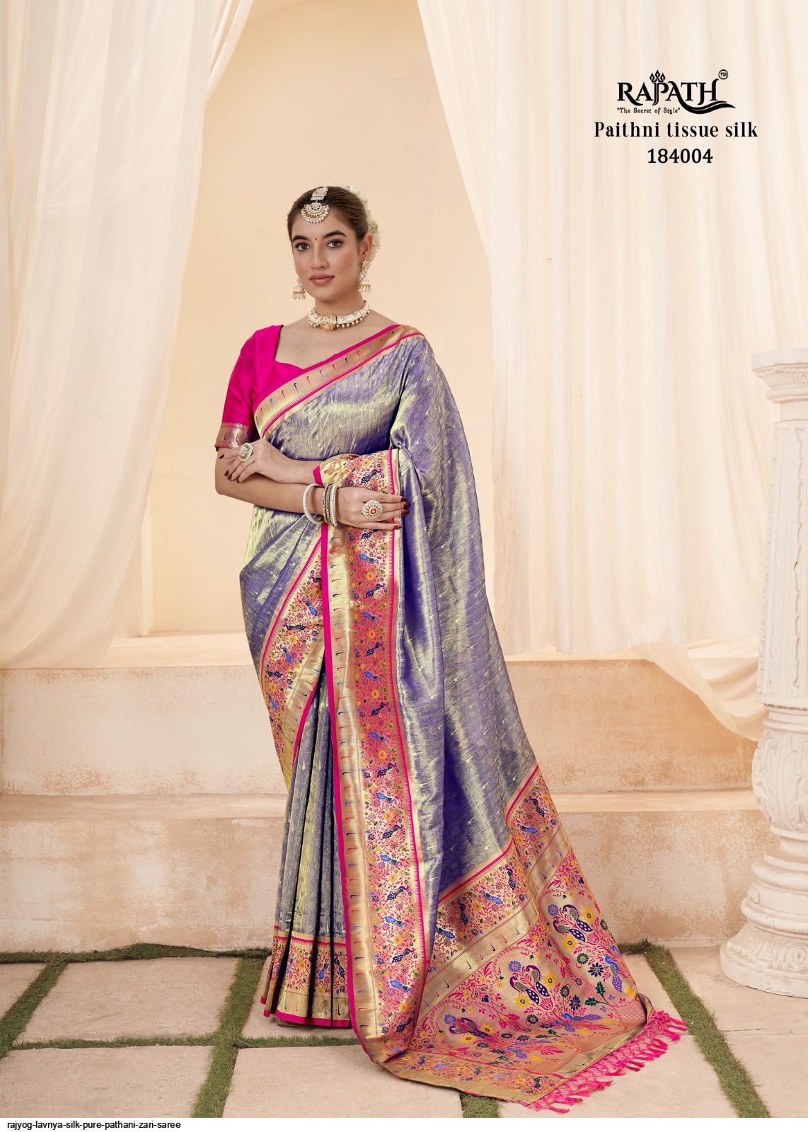 RajYog Lavnya Silk PURE PATHANI ZARI SAREE