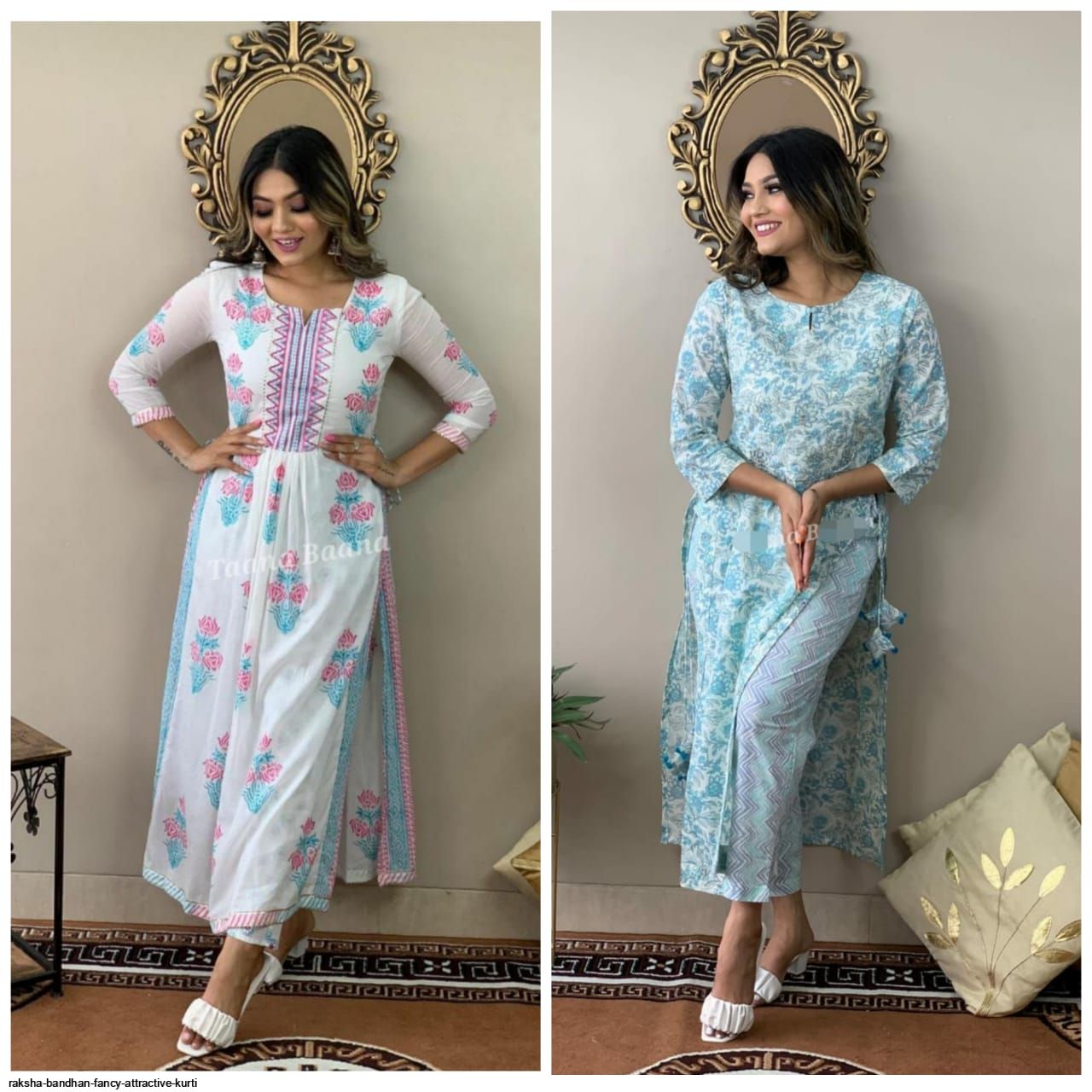 Bundle Of 5 Kurtis - Raksha Bandhan Vol 3 By Blue Hills - EthnicSmart.com