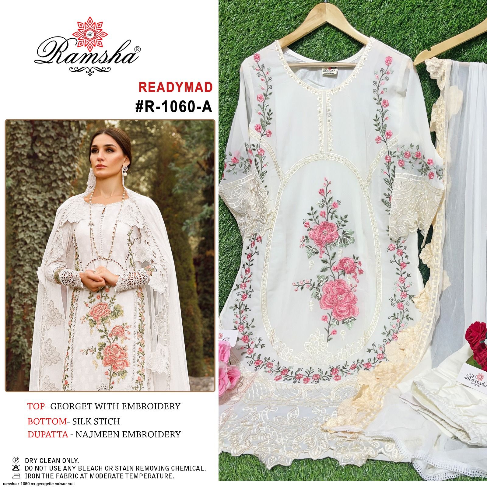 RAMSHA R 1060 NX GEORGETTE SALWAR SUIT