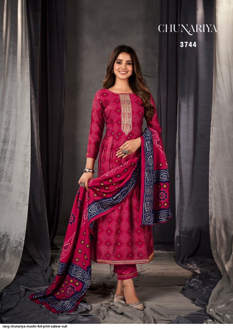 Chiffon 100 Percent Pure Cotton Stylish Ladies Salwar Suit With Short  Sleeves at Best Price in Surat  Fashion Mantra