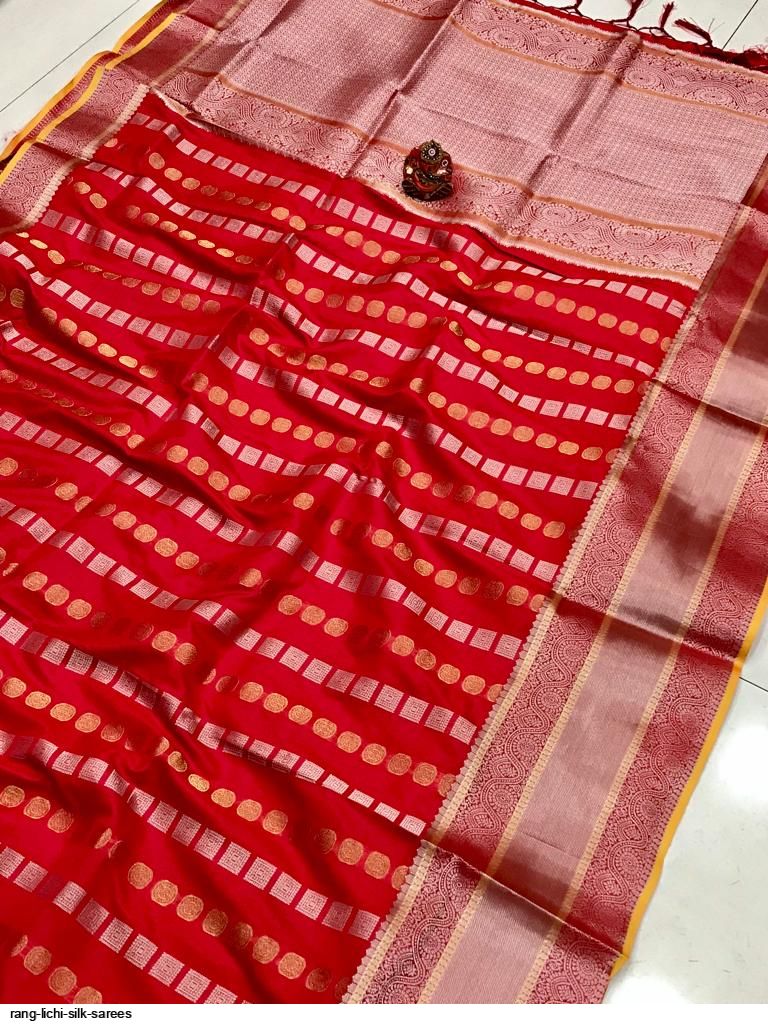RANG LICHI SILK SAREES F