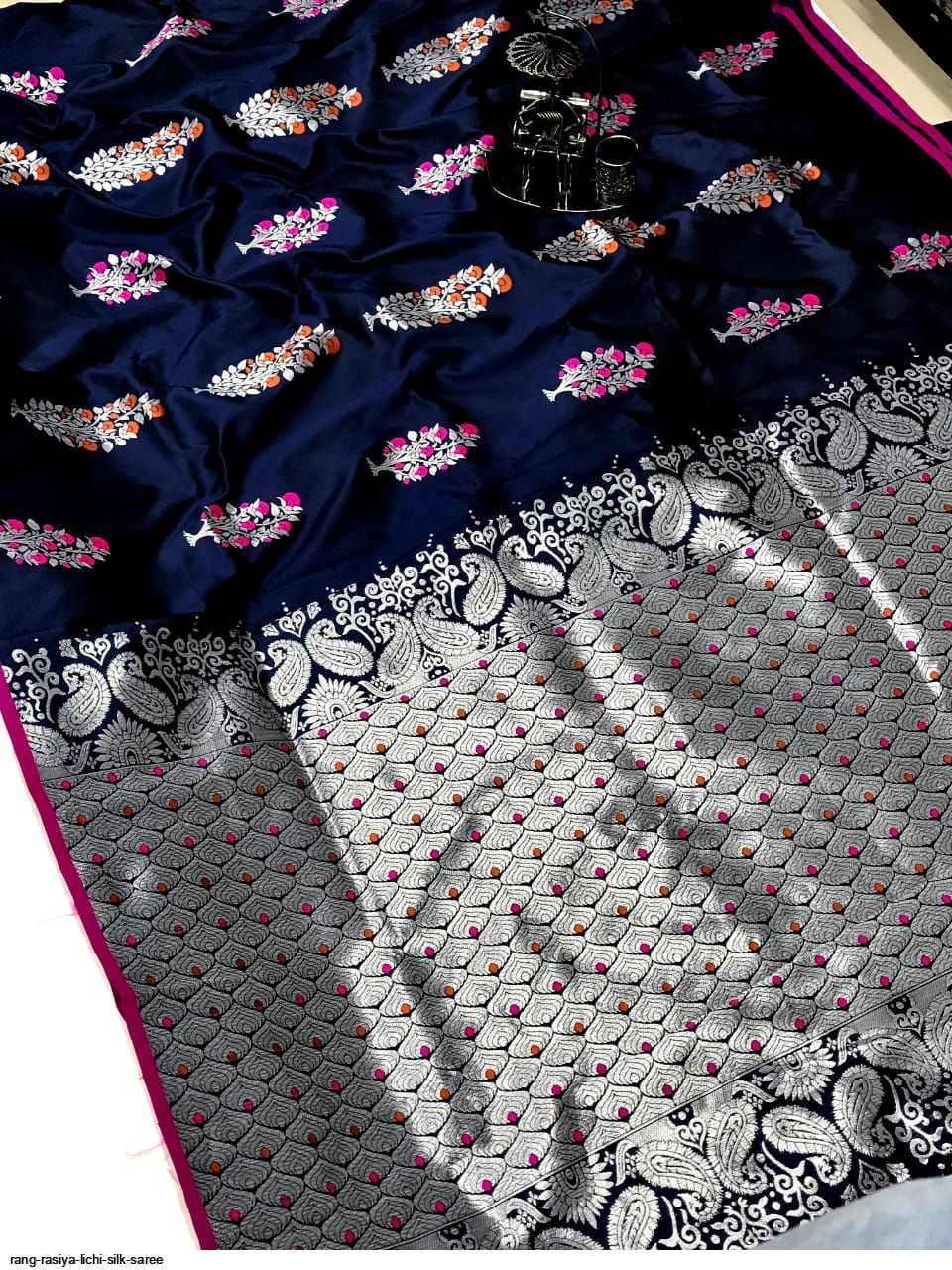 RANG RASIYA LICHI SILK SAREE B