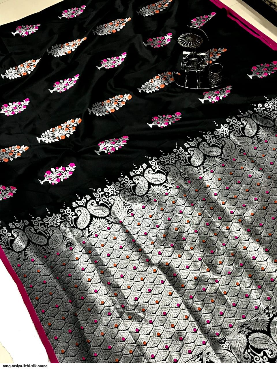RANG RASIYA LICHI SILK SAREE D