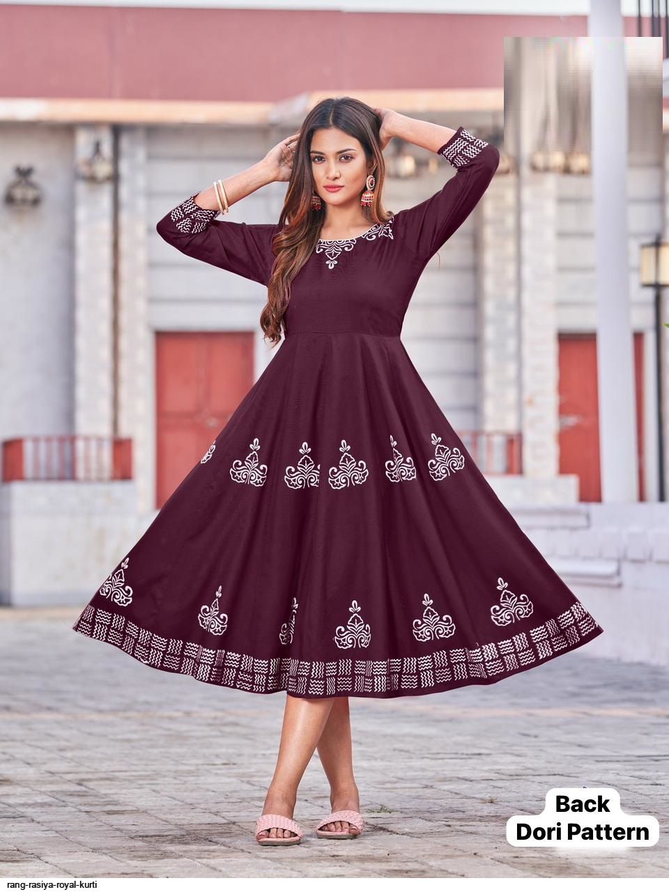 Aagya Royal Touch 11 Ethnic Wear Designer Kurti Collection Design Catalog