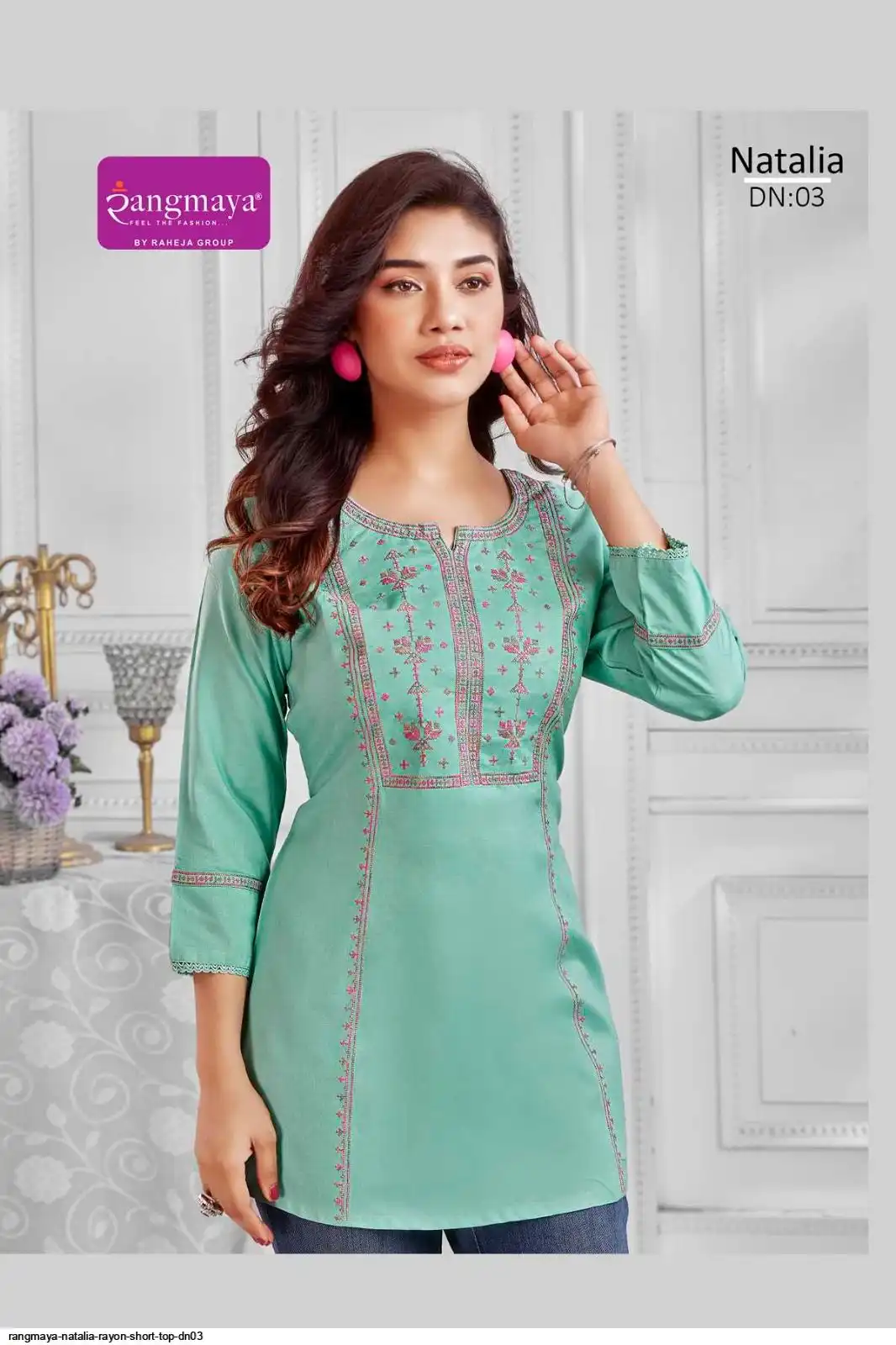 RANGMAYA NATALIA RAYON SHORT TOP DN03