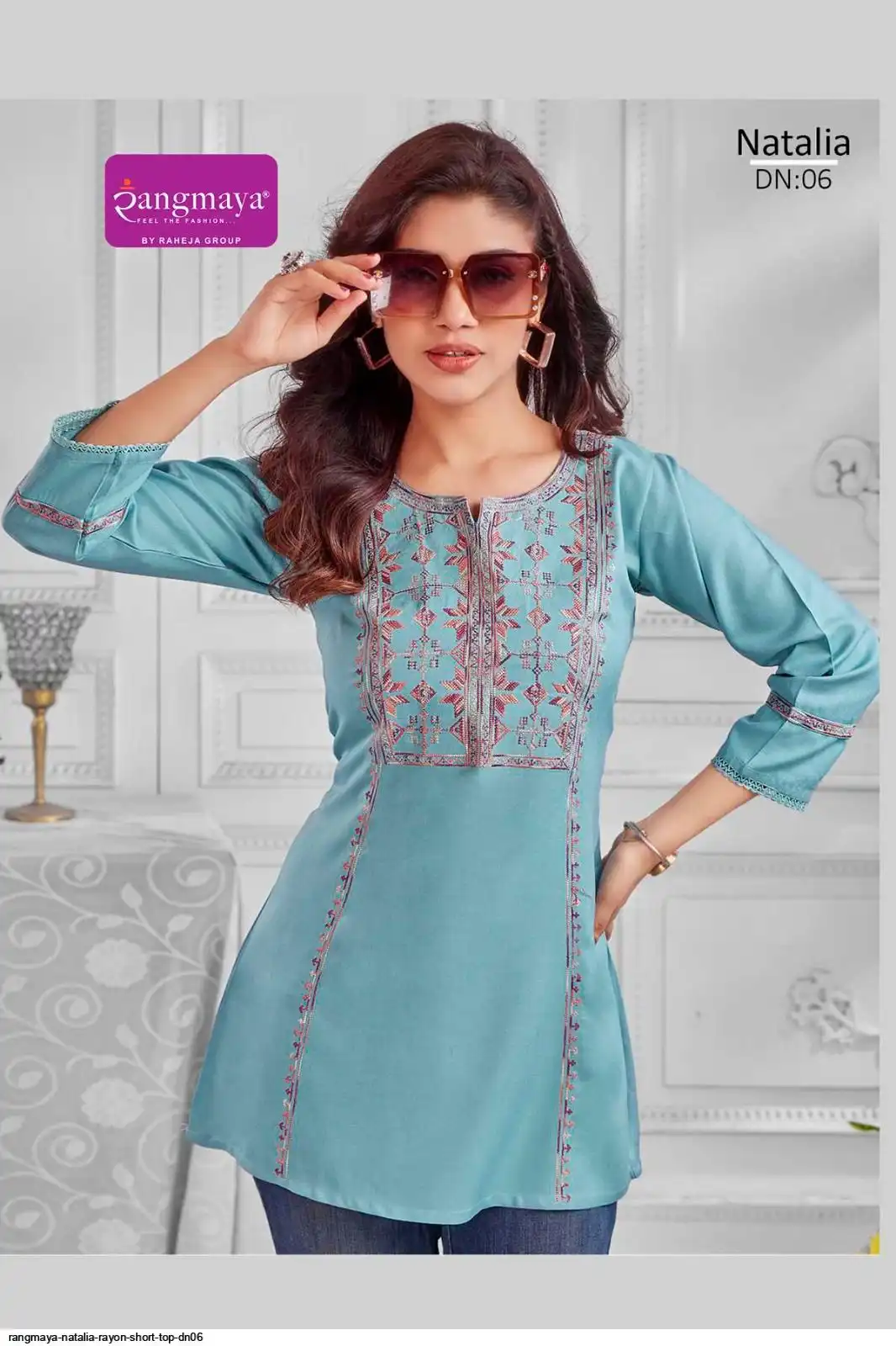 RANGMAYA NATALIA RAYON SHORT TOP DN06