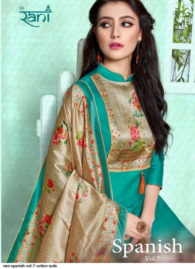 Latest cotton suit on sale design