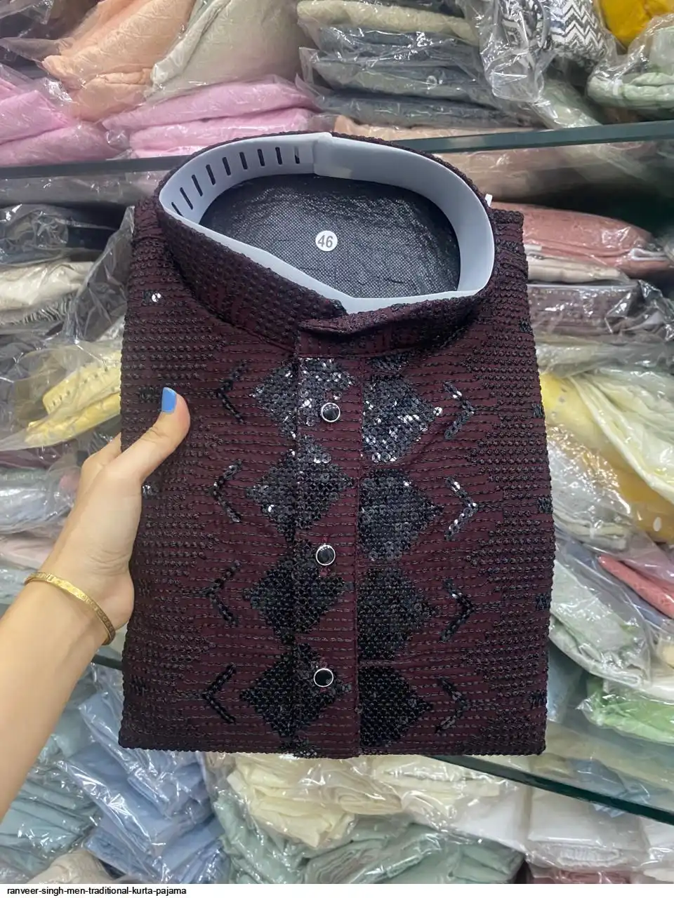 RANVEER SINGH MEN TRADITIONAL KURTA PAJAMA G