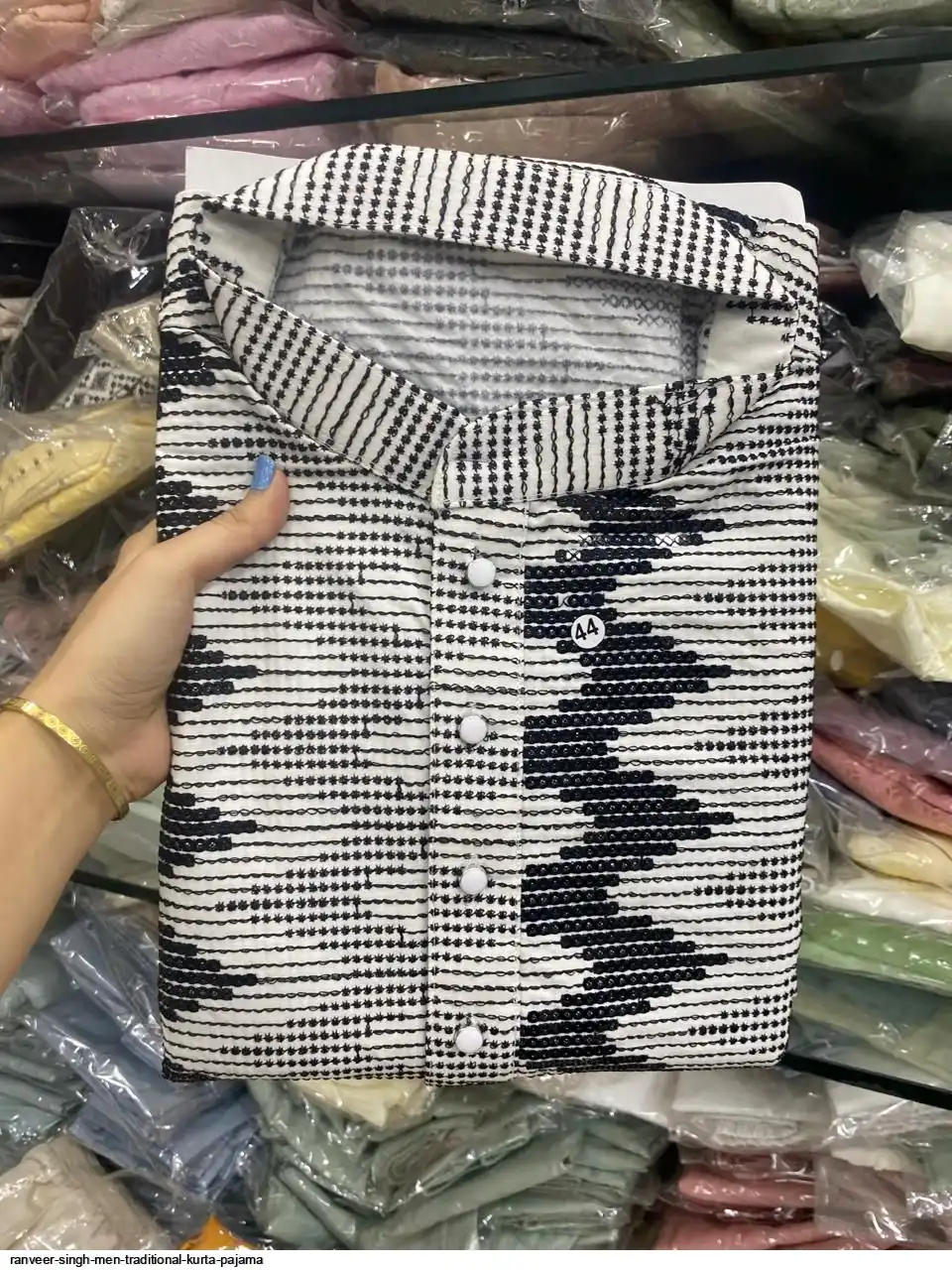 RANVEER SINGH MEN TRADITIONAL KURTA PAJAMA B