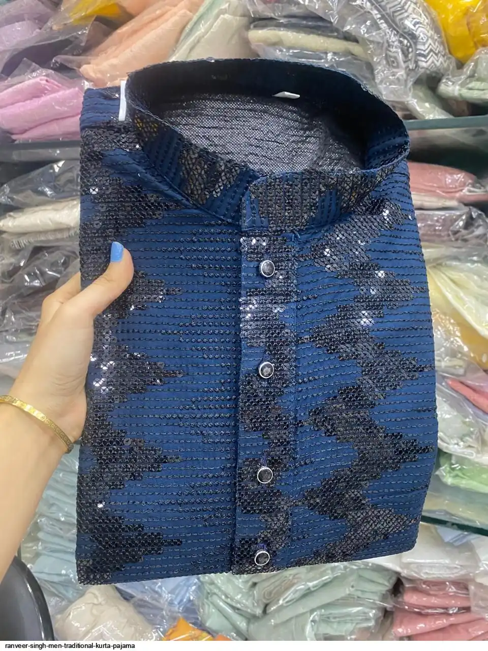 RANVEER SINGH MEN TRADITIONAL KURTA PAJAMA I