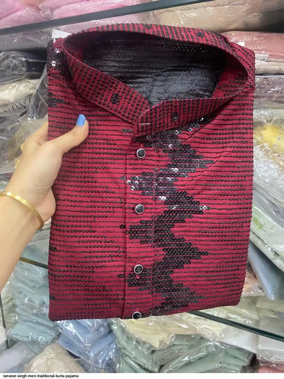 RANVEER SINGH MEN TRADITIONAL KURTA PAJAMA N