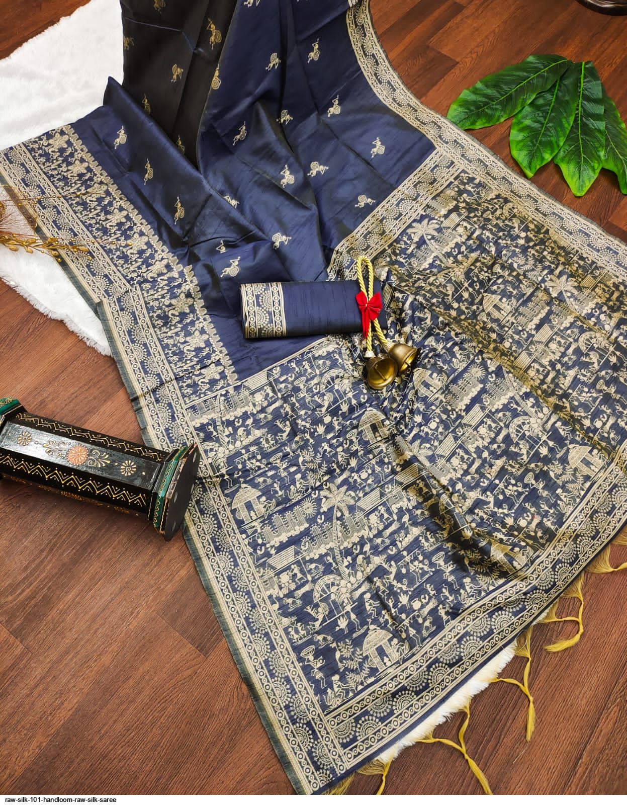 RAW SILK 101 HANDLOOM RAW SILK SAREE G