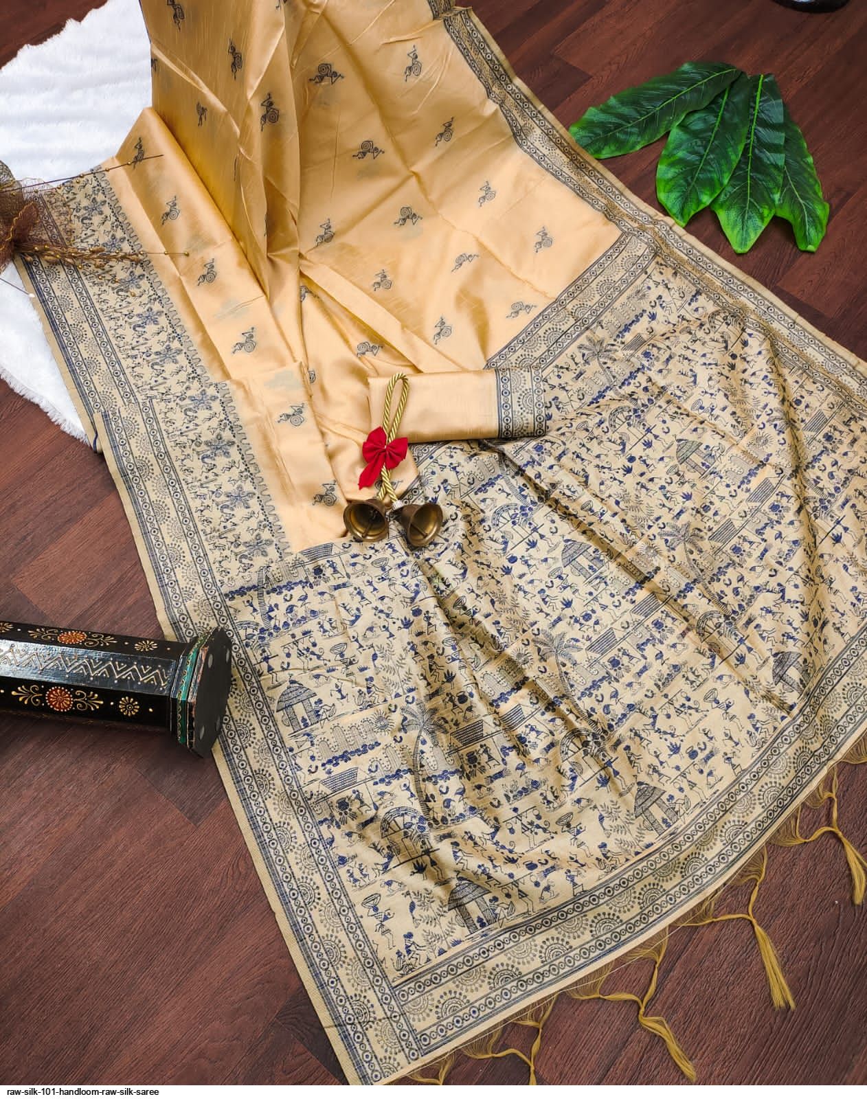 RAW SILK 101 HANDLOOM RAW SILK SAREE