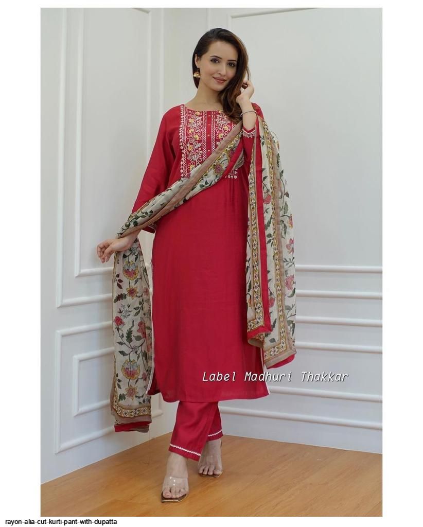 The Red Lion Enterprise Anarkali Dress Suit Alia Cut Kurti