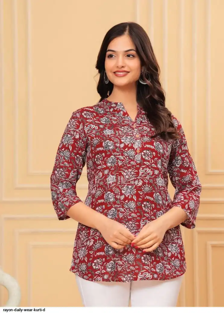 RAYON DAILY WEAR KURTI D