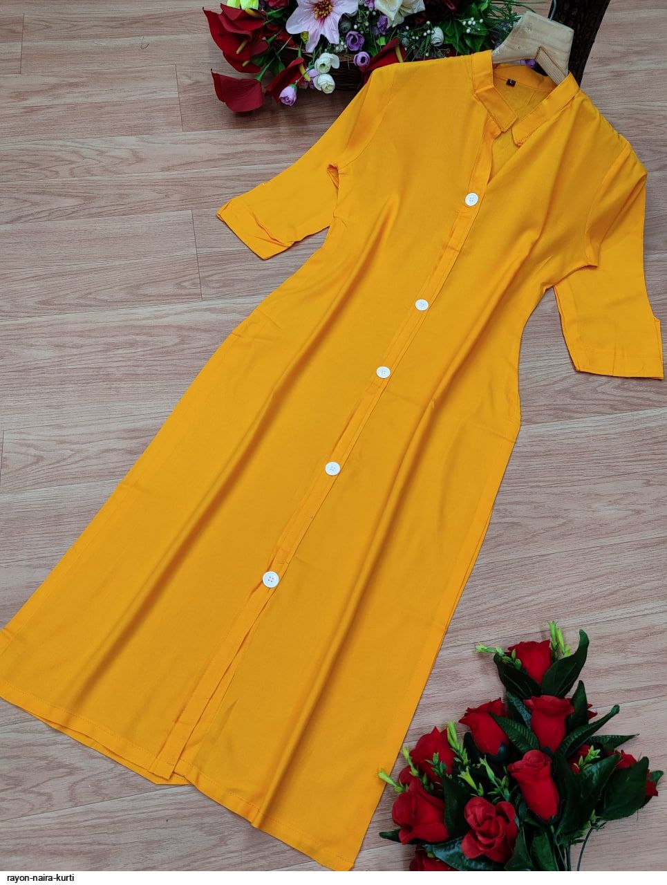 RAYON NAIRA KURTI D