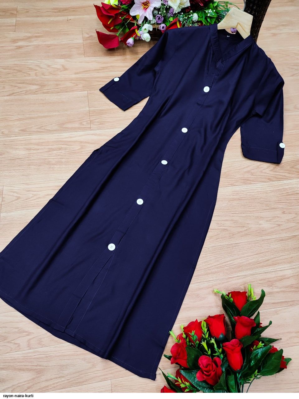 RAYON NAIRA KURTI C