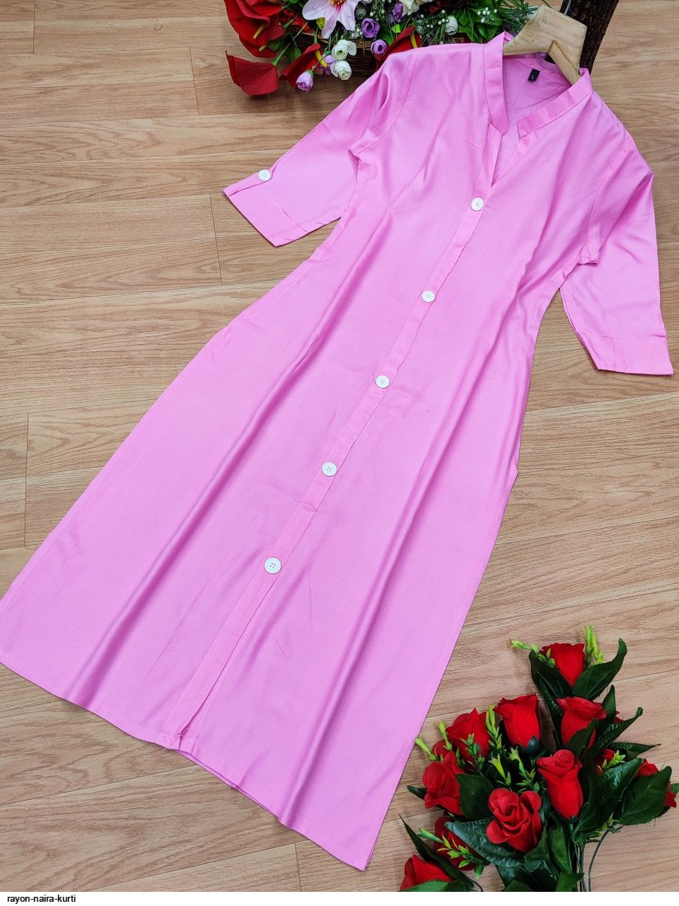 RAYON NAIRA KURTI E