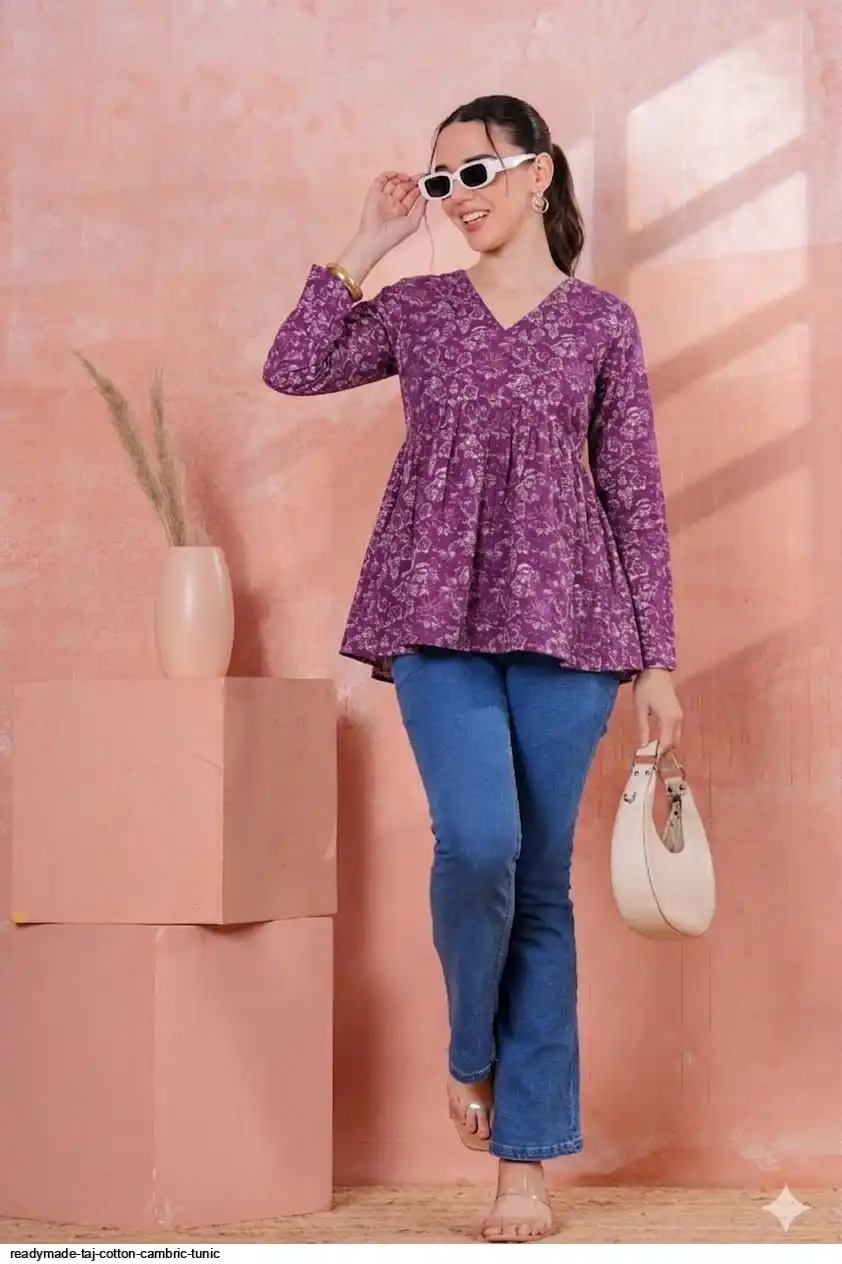 READYMADE TAJ COTTON CAMBRIC TUNIC A