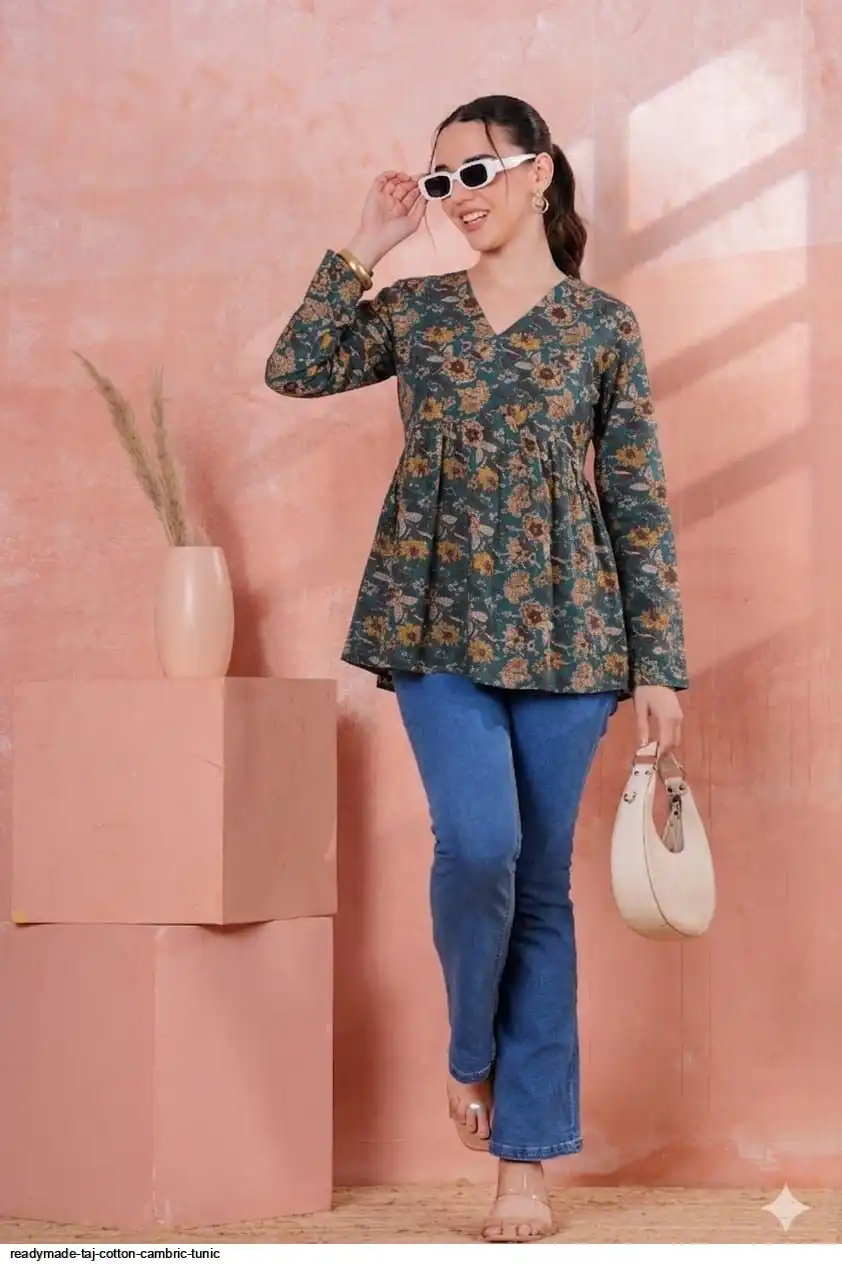 READYMADE TAJ COTTON CAMBRIC TUNIC C