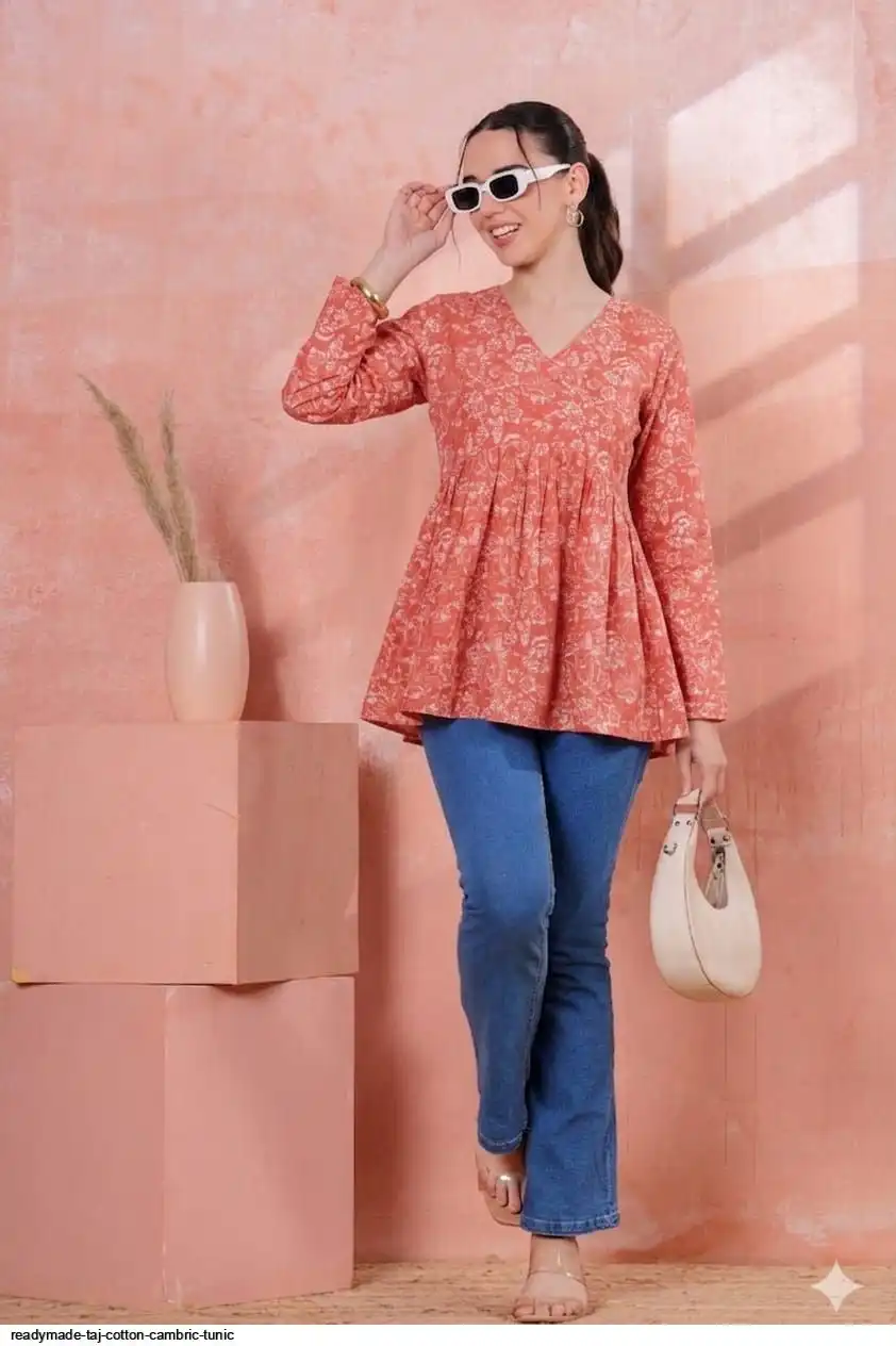 READYMADE TAJ COTTON CAMBRIC TUNIC B