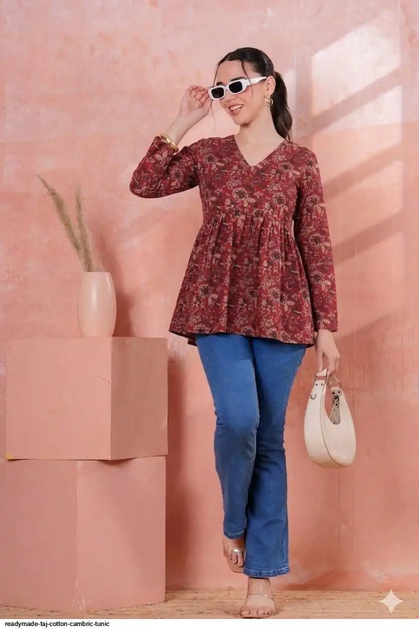 READYMADE TAJ COTTON CAMBRIC TUNIC D