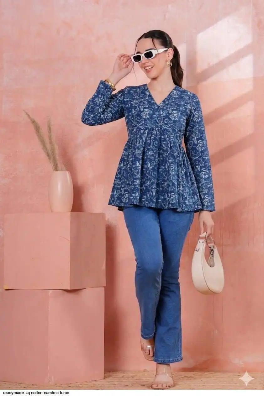 READYMADE TAJ COTTON CAMBRIC TUNIC F