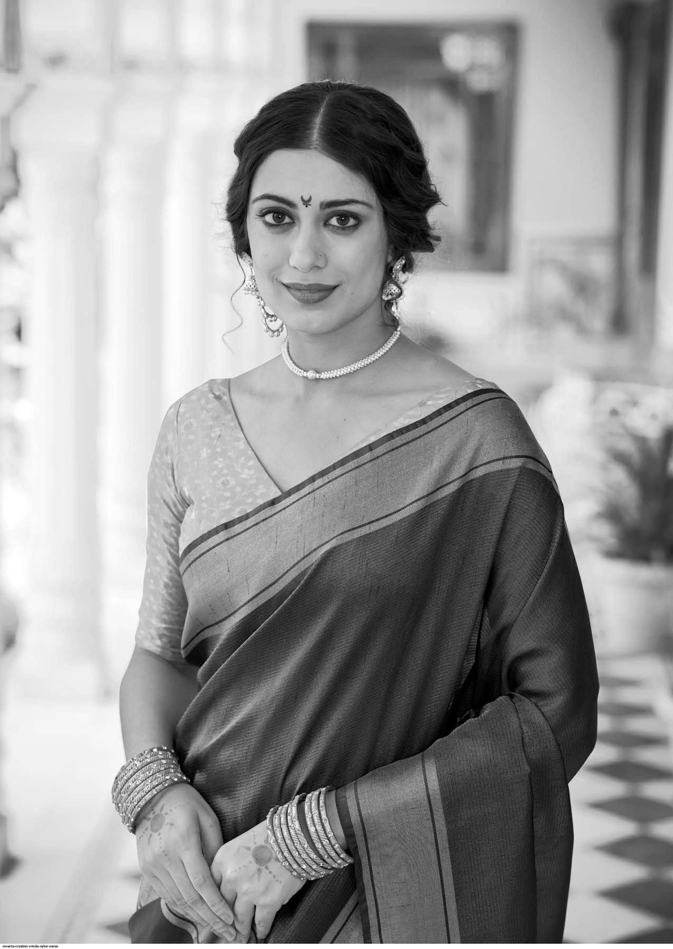 revanta creation vrinda NYLON saree