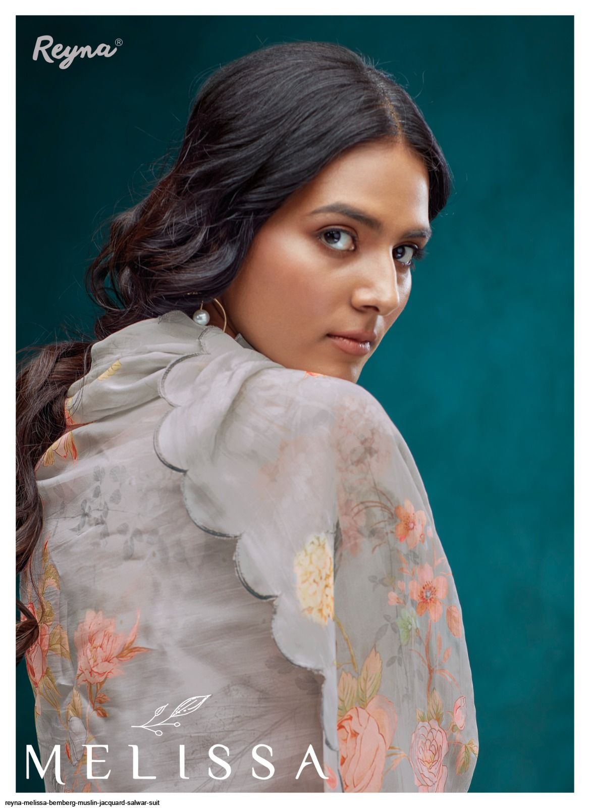 REYNA MELISSA BEMBERG MUSLIN JACQUARD SALWAR SUIT