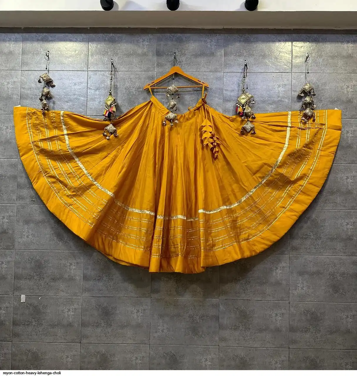REYON COTTON HEAVY LEHENGA CHOLI 4