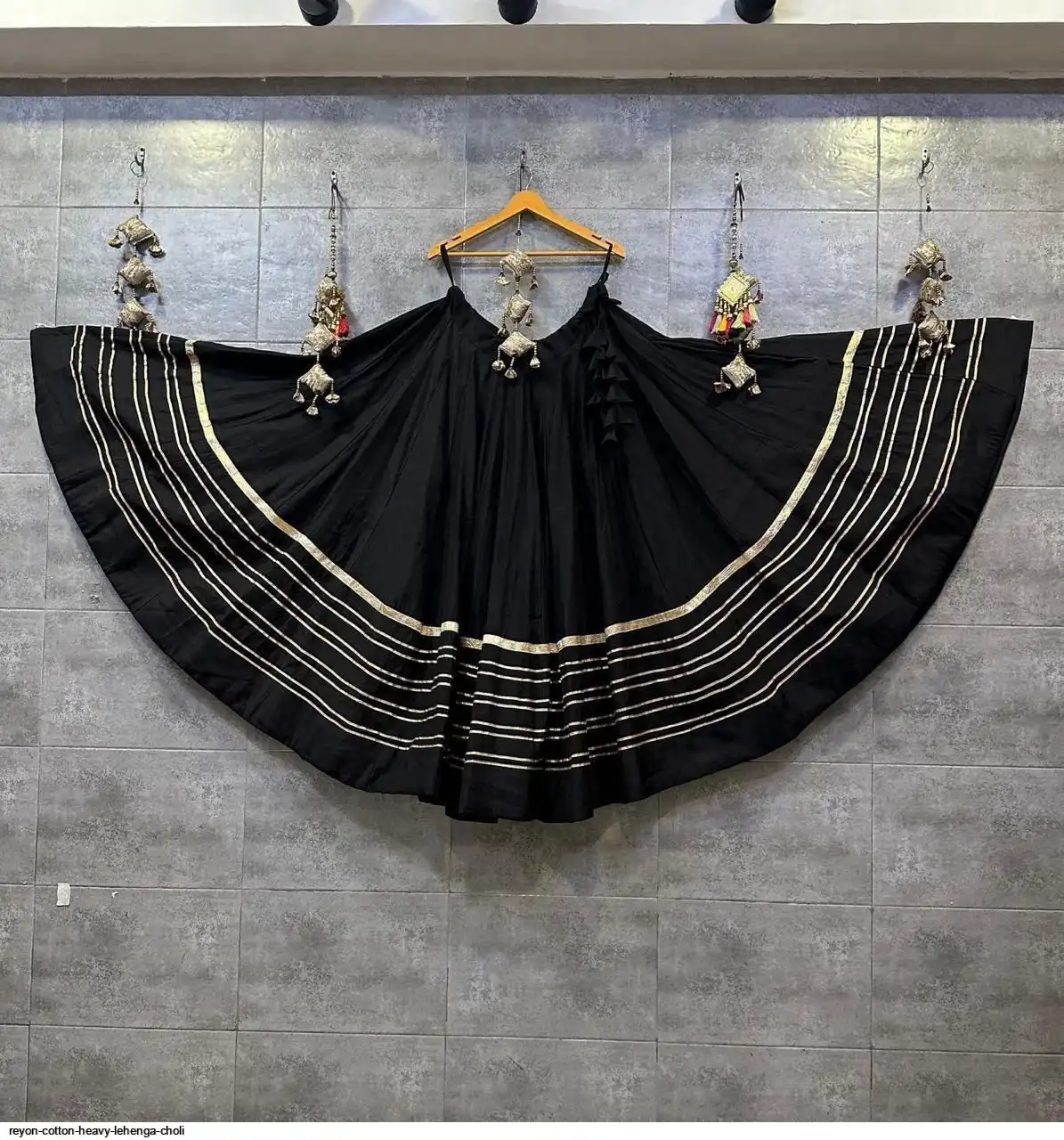 REYON COTTON HEAVY LEHENGA CHOLI 5
