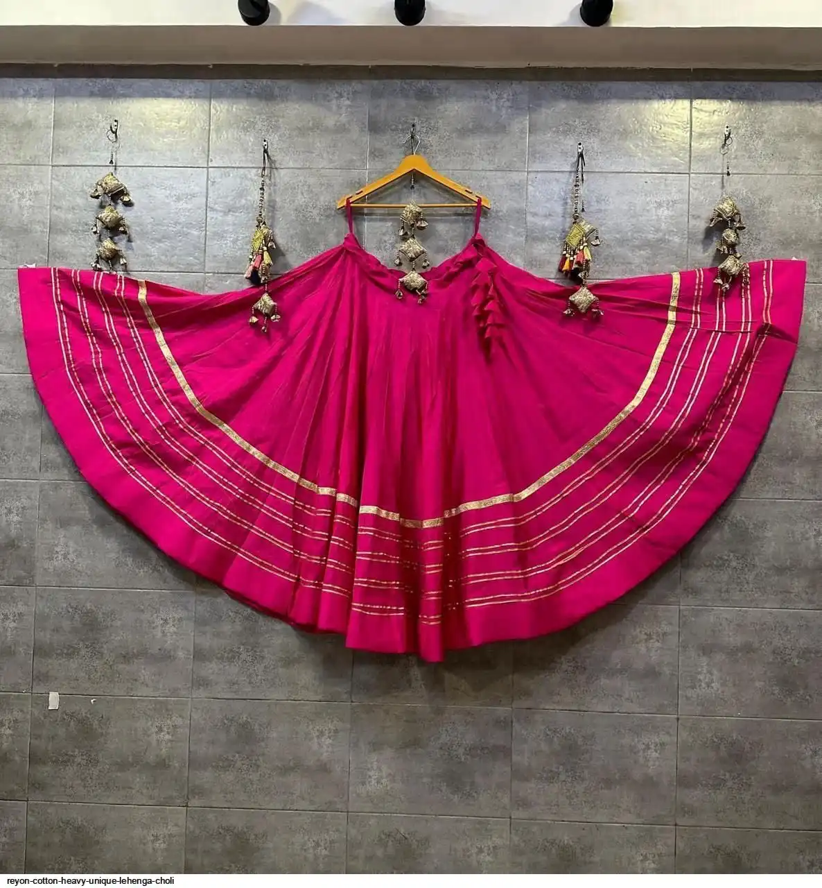 REYON COTTON HEAVY UNIQUE LEHENGA CHOLI 2