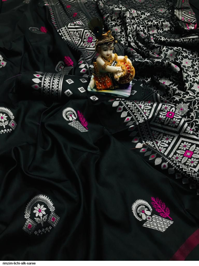 RIMZIM LICHI SILK SAREE A