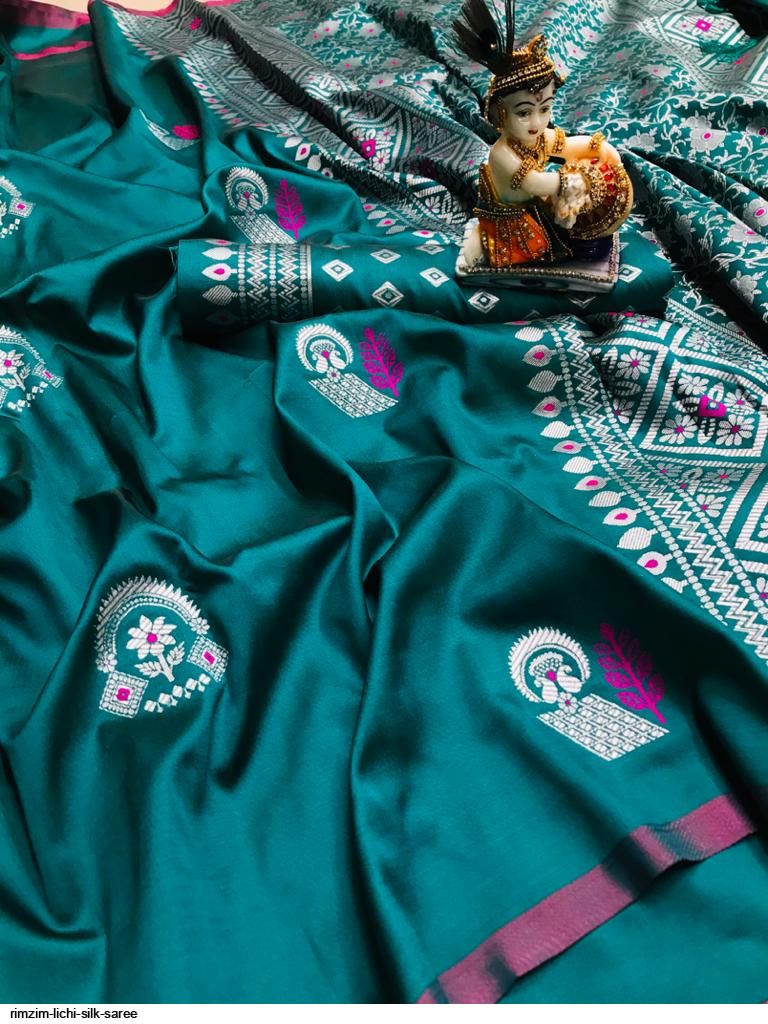 RIMZIM LICHI SILK SAREE F