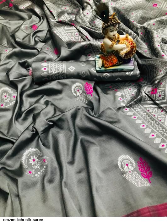 RIMZIM LICHI SILK SAREE E