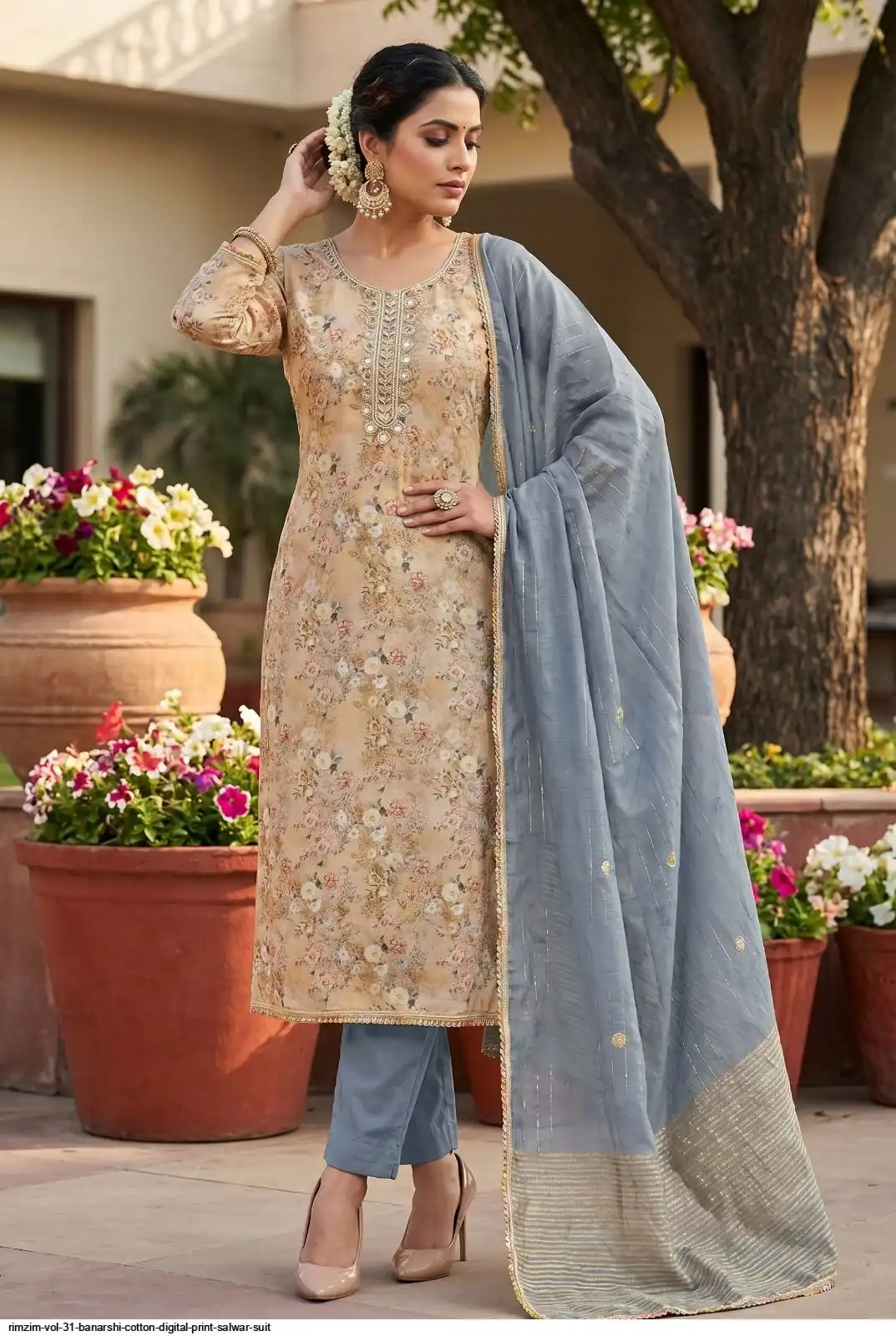 RIMZIM VOL 31 BANARSHI COTTON DIGITAL PRINT SALWAR SUIT 2