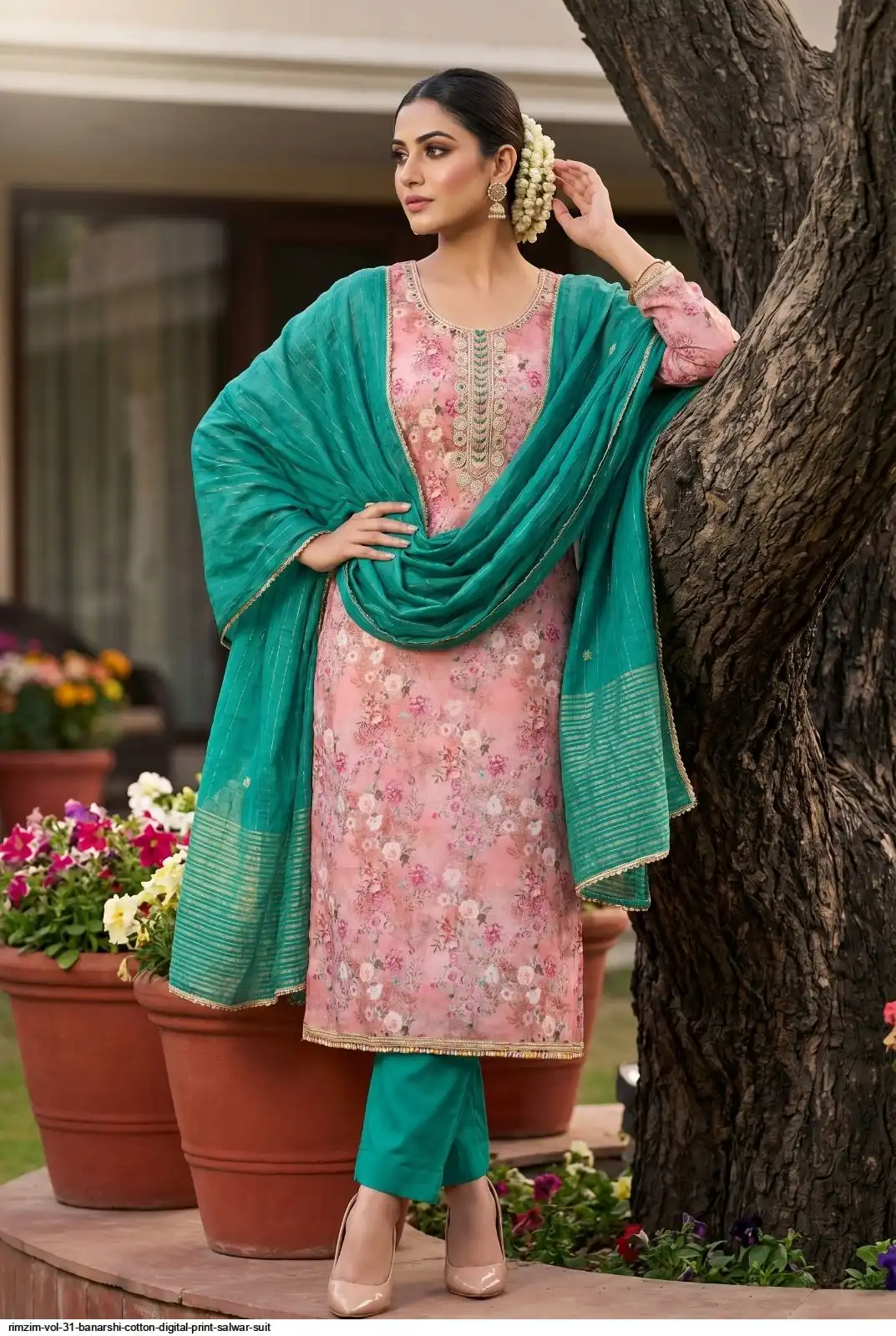 RIMZIM VOL 31 BANARSHI COTTON DIGITAL PRINT SALWAR SUIT 3