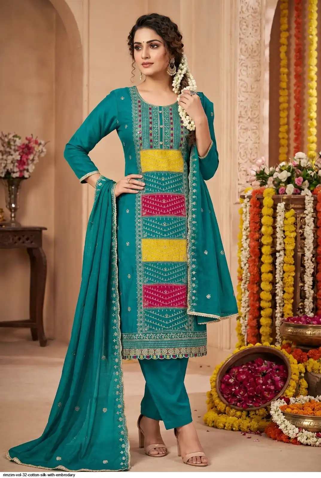 RIMZIM VOL 32 COTTON SILK WITH EMBRODARY 3