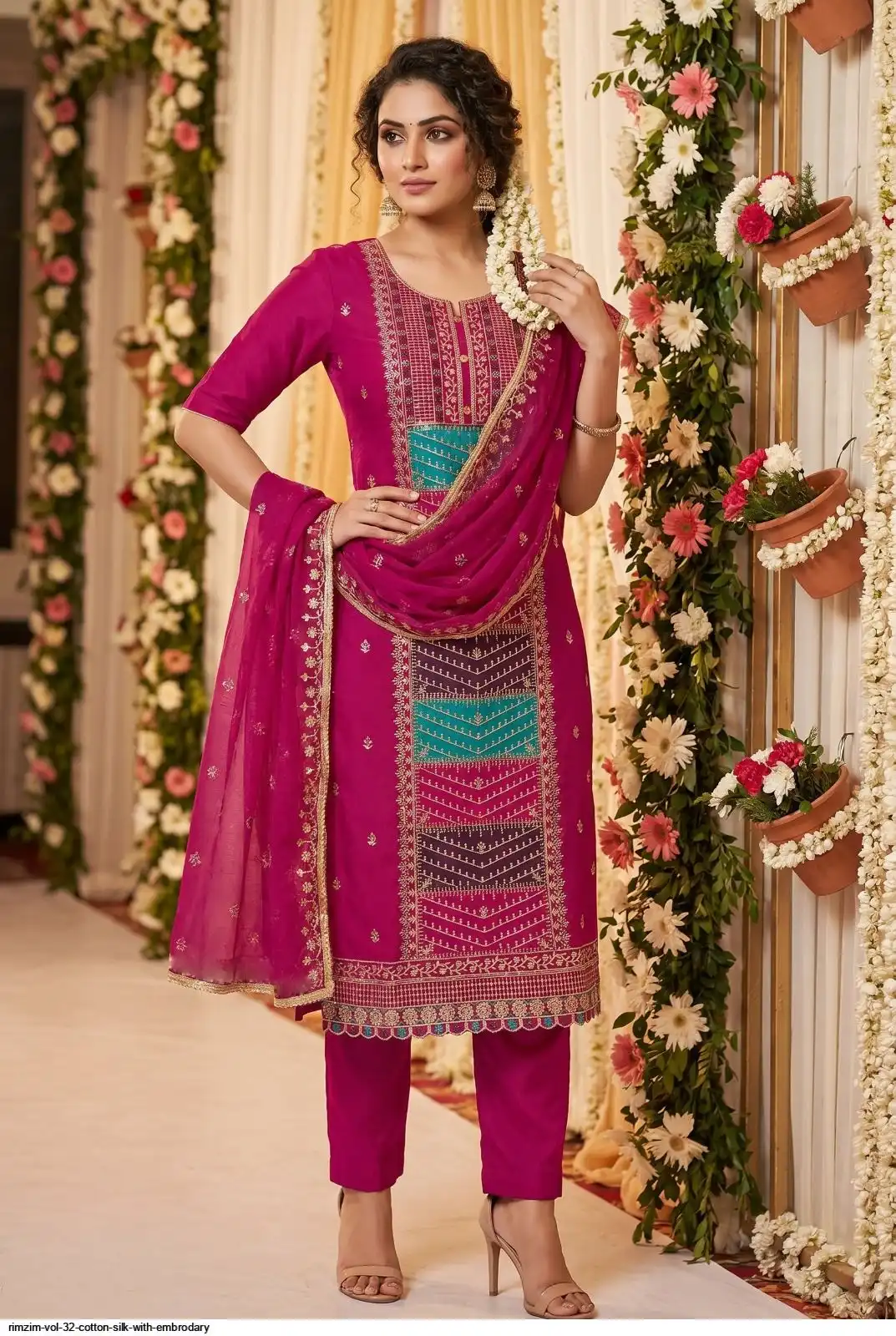 RIMZIM VOL 32 COTTON SILK WITH EMBRODARY 2