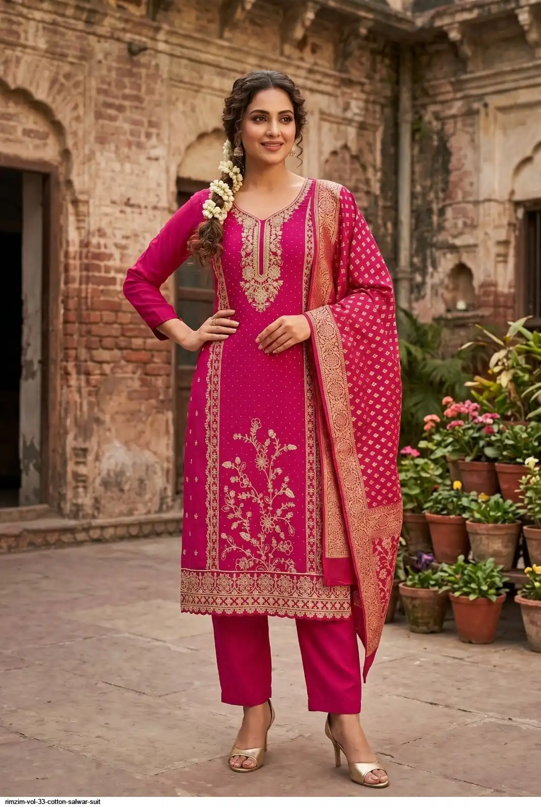 RIMZIM VOL 33 COTTON SALWAR SUIT 1