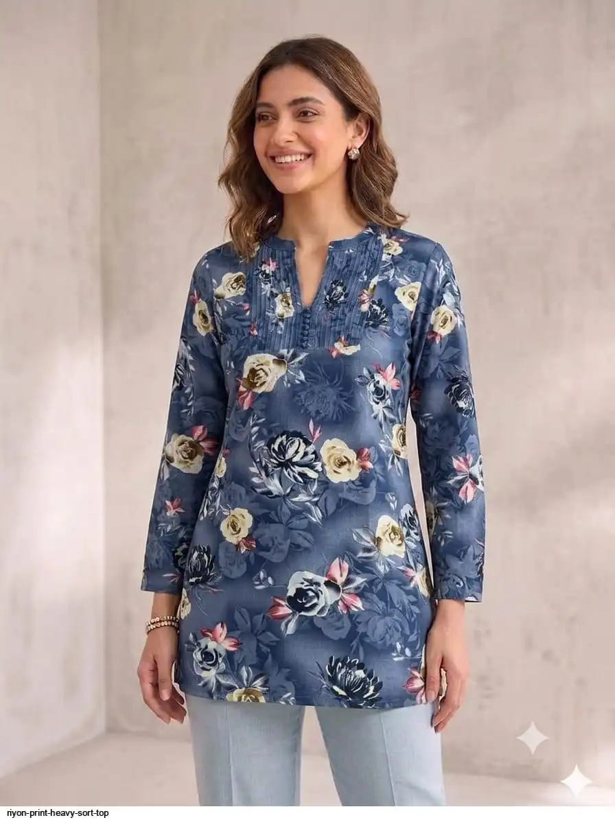 RIYON PRINT HEAVY SORT TOP 3