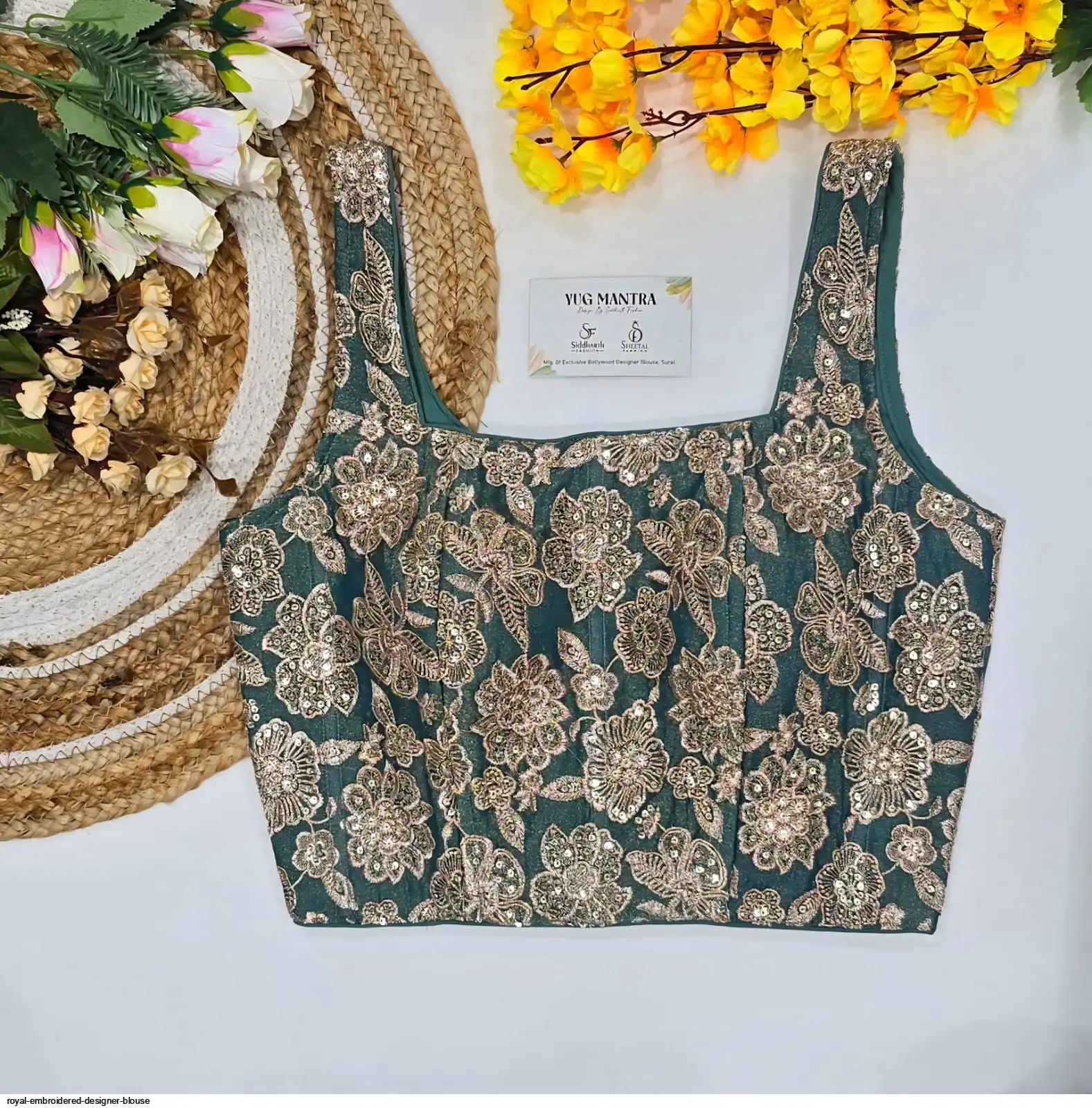 ROYAL EMBROIDERED DESIGNER BLOUSE E