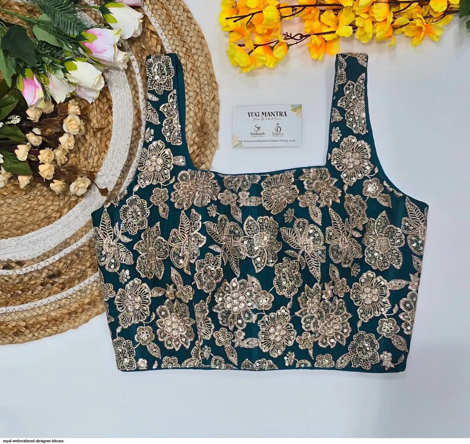 ROYAL EMBROIDERED DESIGNER BLOUSE G