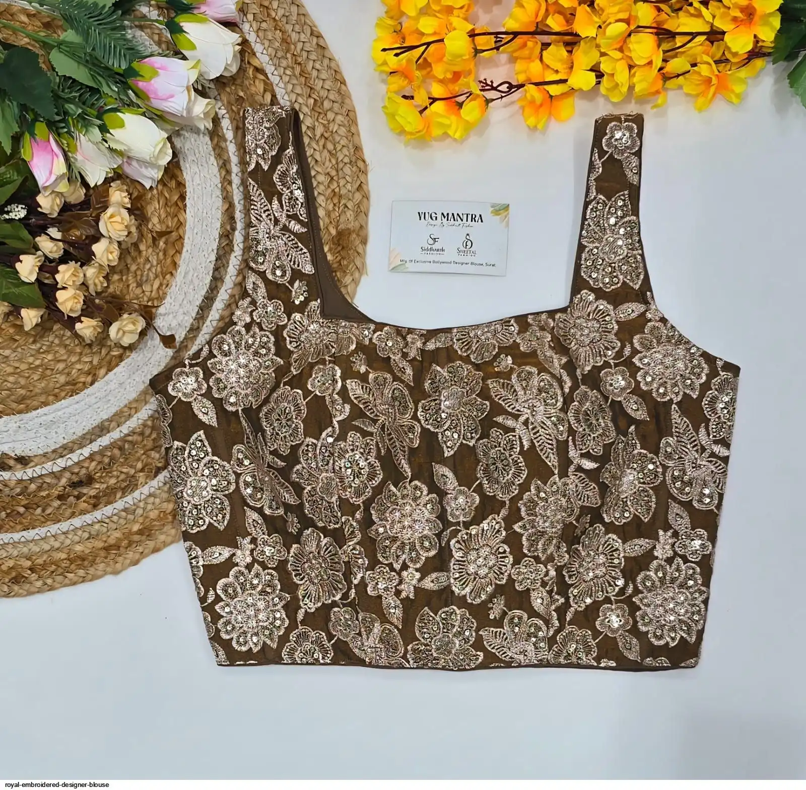 ROYAL EMBROIDERED DESIGNER BLOUSE D