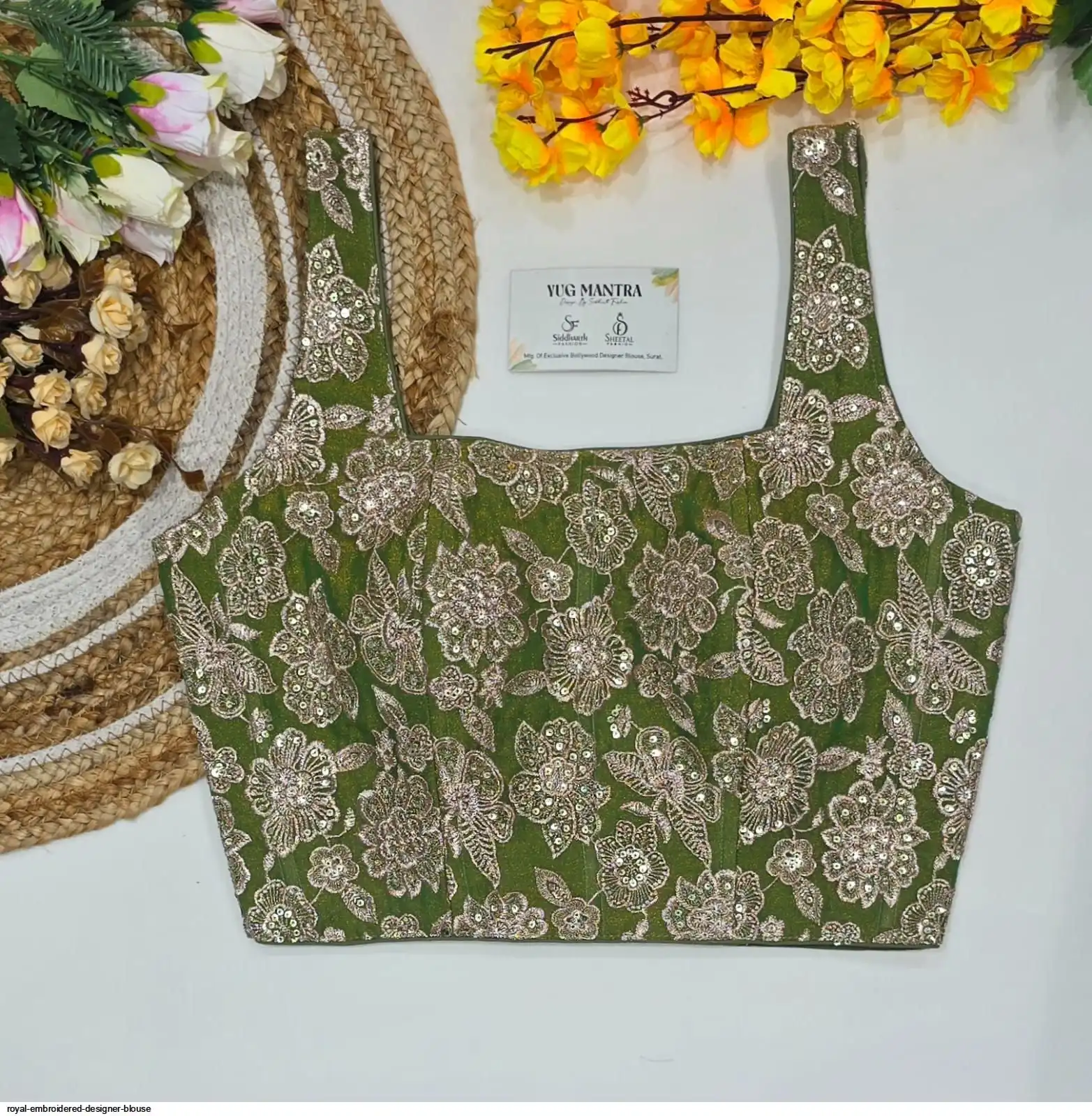 ROYAL EMBROIDERED DESIGNER BLOUSE C
