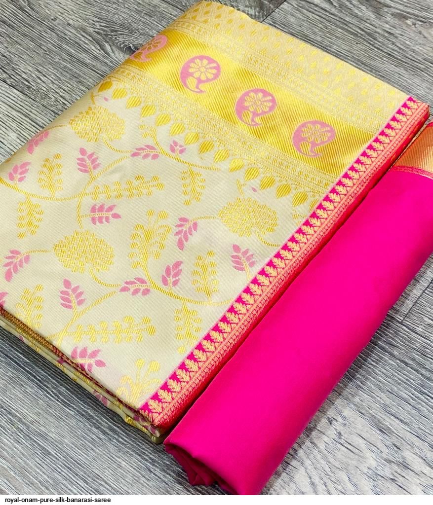 ROYAL ONAM PURE SILK BANARASI SAREE