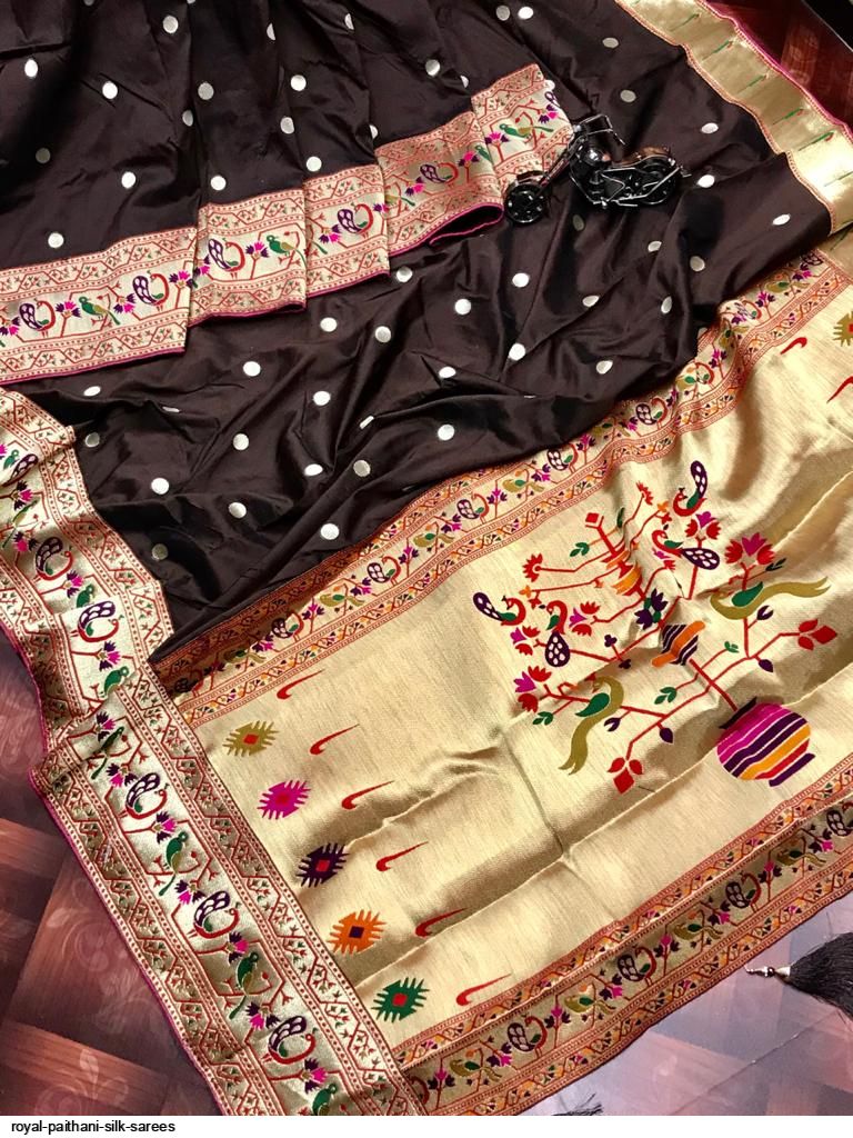 ROYAL PAITHANI SILK SAREES F