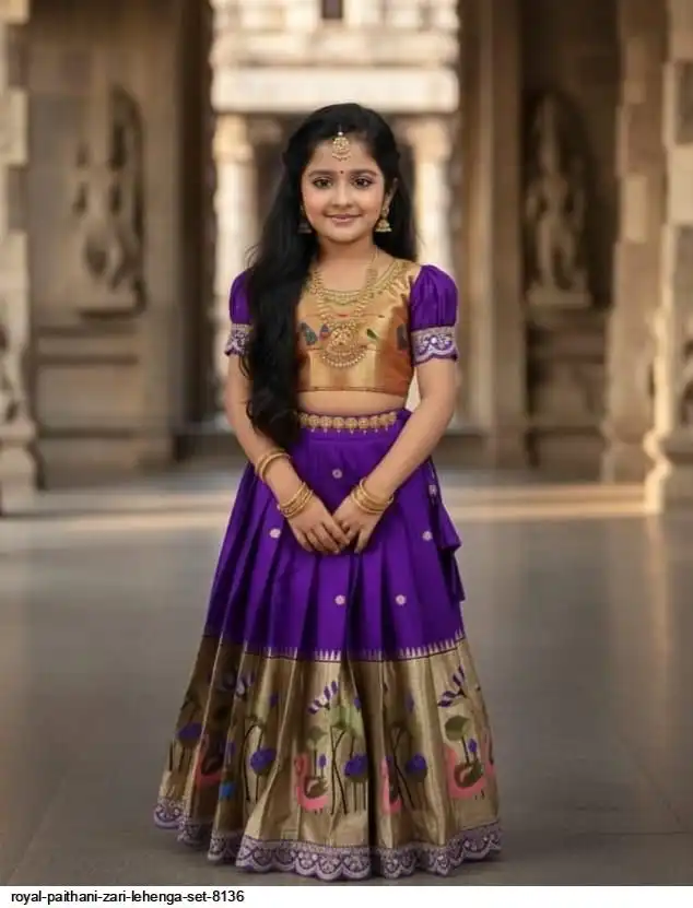 ROYAL PAITHANI ZARI LEHENGA SET 8136 B